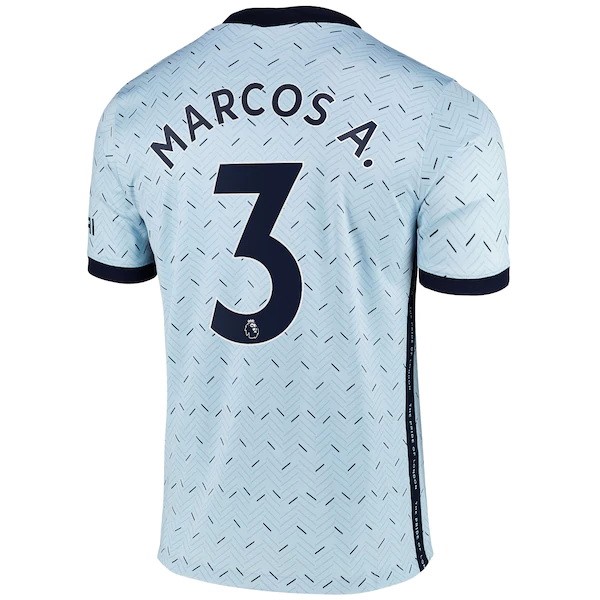 Maglia Chelsea NO.3 Marcos A. Away 20/21 Blu